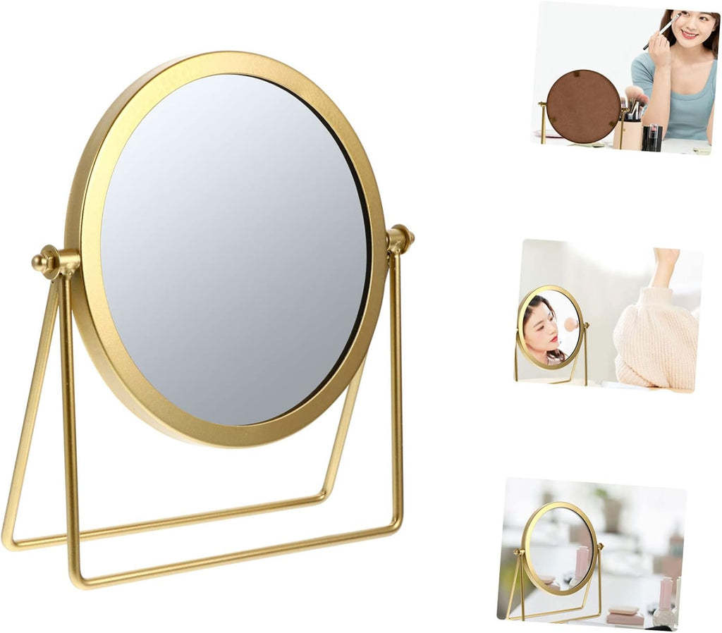 Aurelie Gold Tabletop Mirror