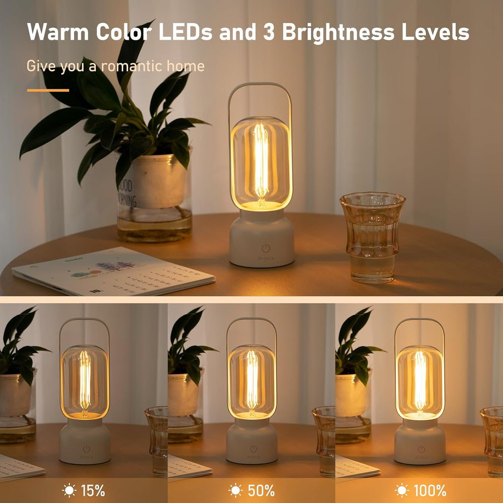 Ember Portable Vintage Lantern Lamp