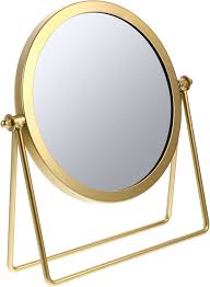 Aurelie Gold Tabletop Mirror