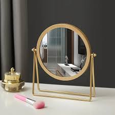 Aurelie Gold Tabletop Mirror