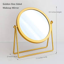 Aurelie Gold Tabletop Mirror